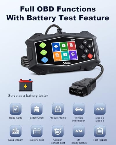 Professional OBD2 Scanner with Data Stream, Professional Diagnostic Tool