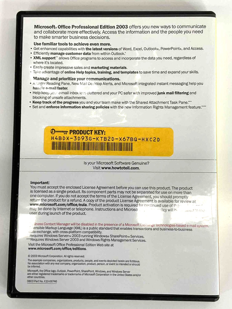 Microsoft Office Professional Edition 2003