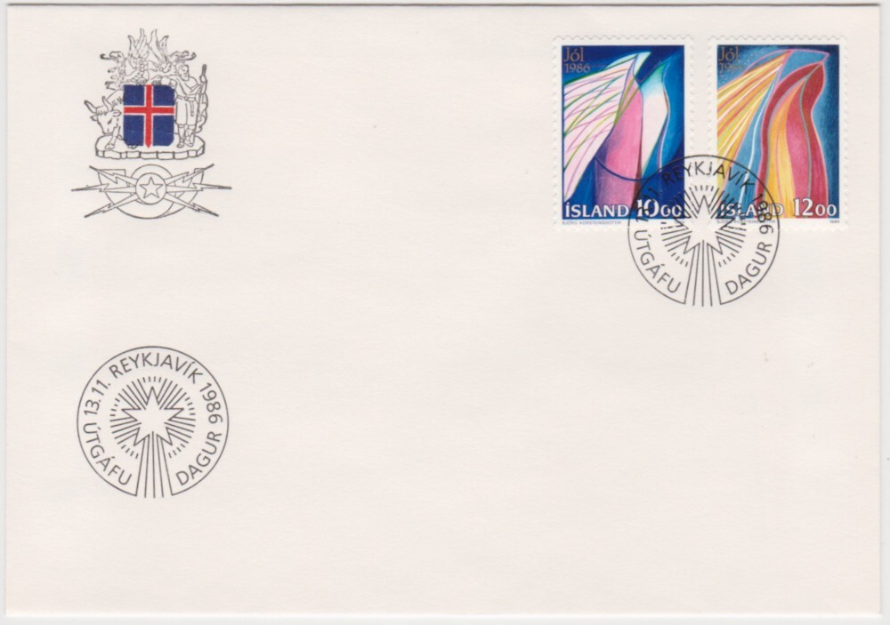 Iceland FDC 1986, Christmas