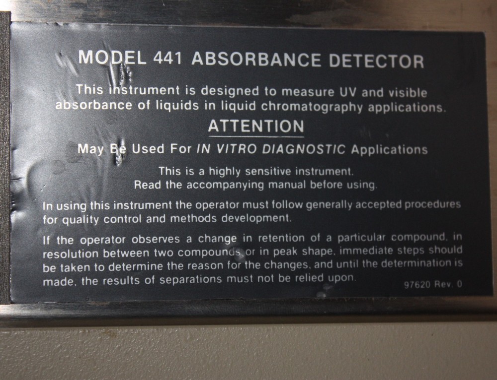 Waters Millipore 441 Absorbance Detector chromatography