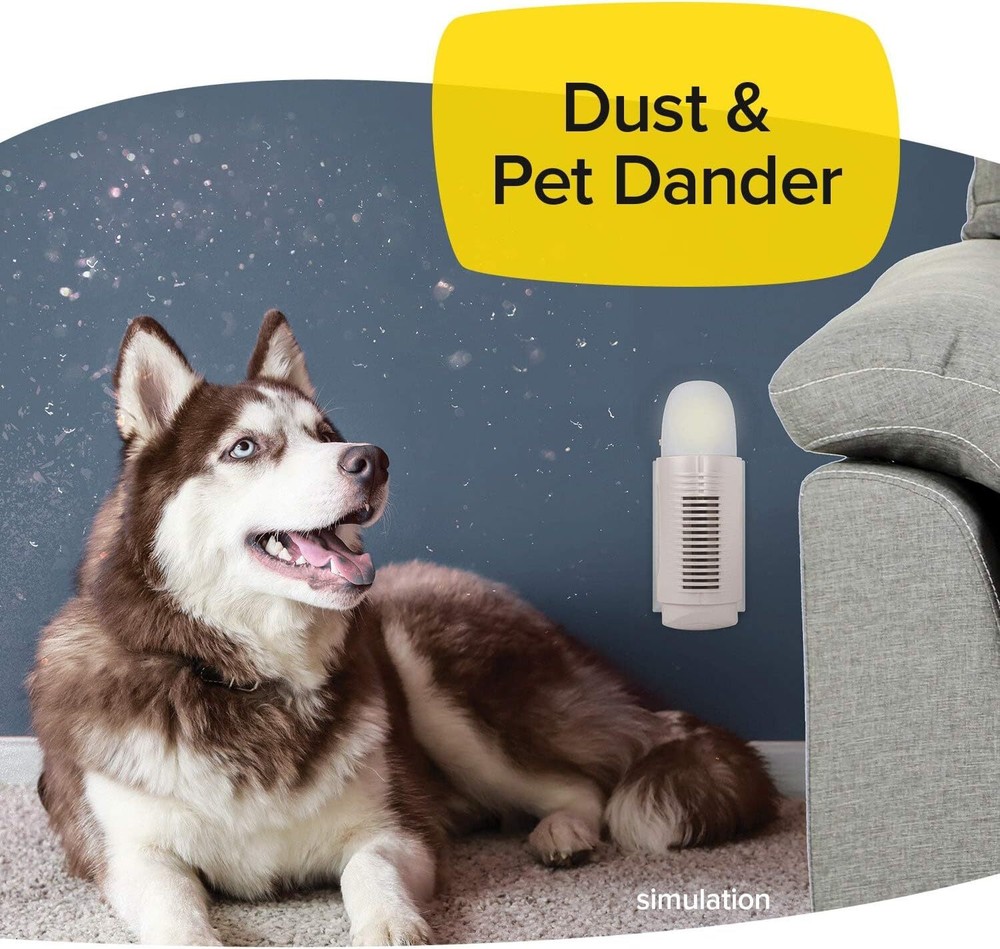 BulbHead Air Police Advanced Ionic Air Purifier - White