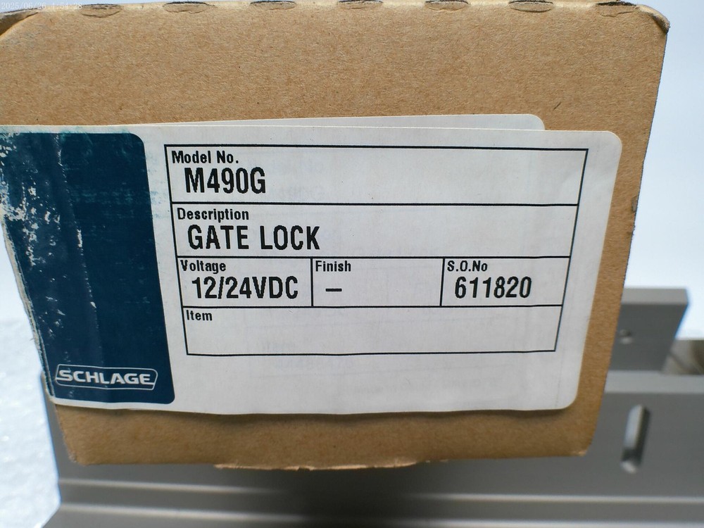 SCHLAGE M490G GATE LOCK NSMP