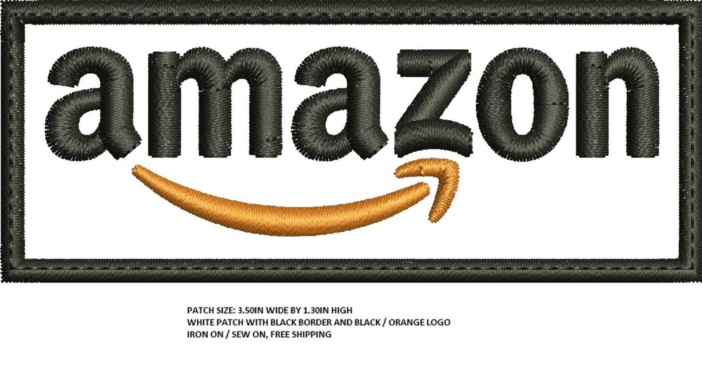 AMAZON EMBROIDERED PATCH, IRON ON / SEW ON