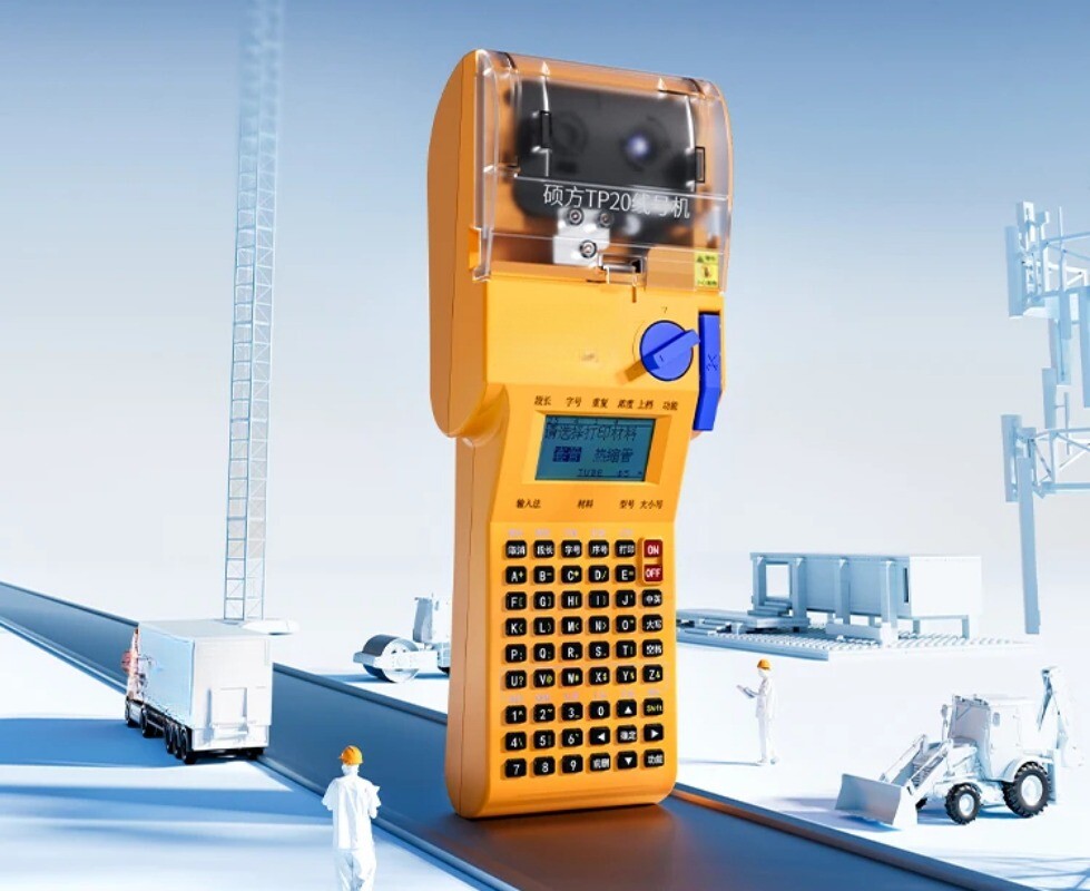 TP20 Wire Marking Machine Portable Handheld Cable Sleeve Coding Machine