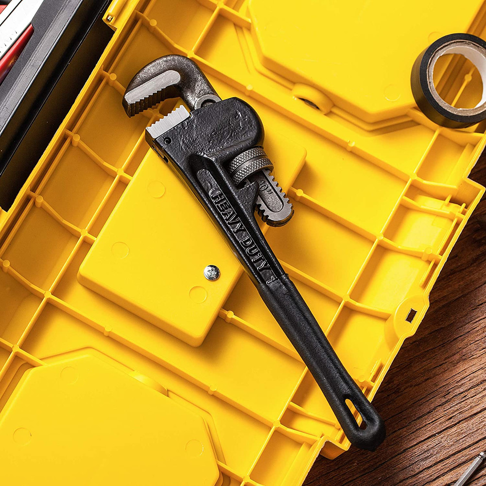 10-Inch Pipe Wrench - Robust and Reliable for Any Pipe Work Task