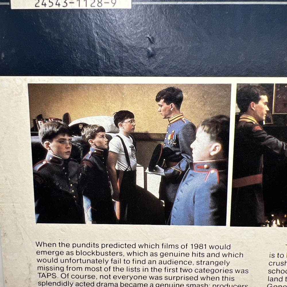 TAPS RCA Selectavision CED Videodisc