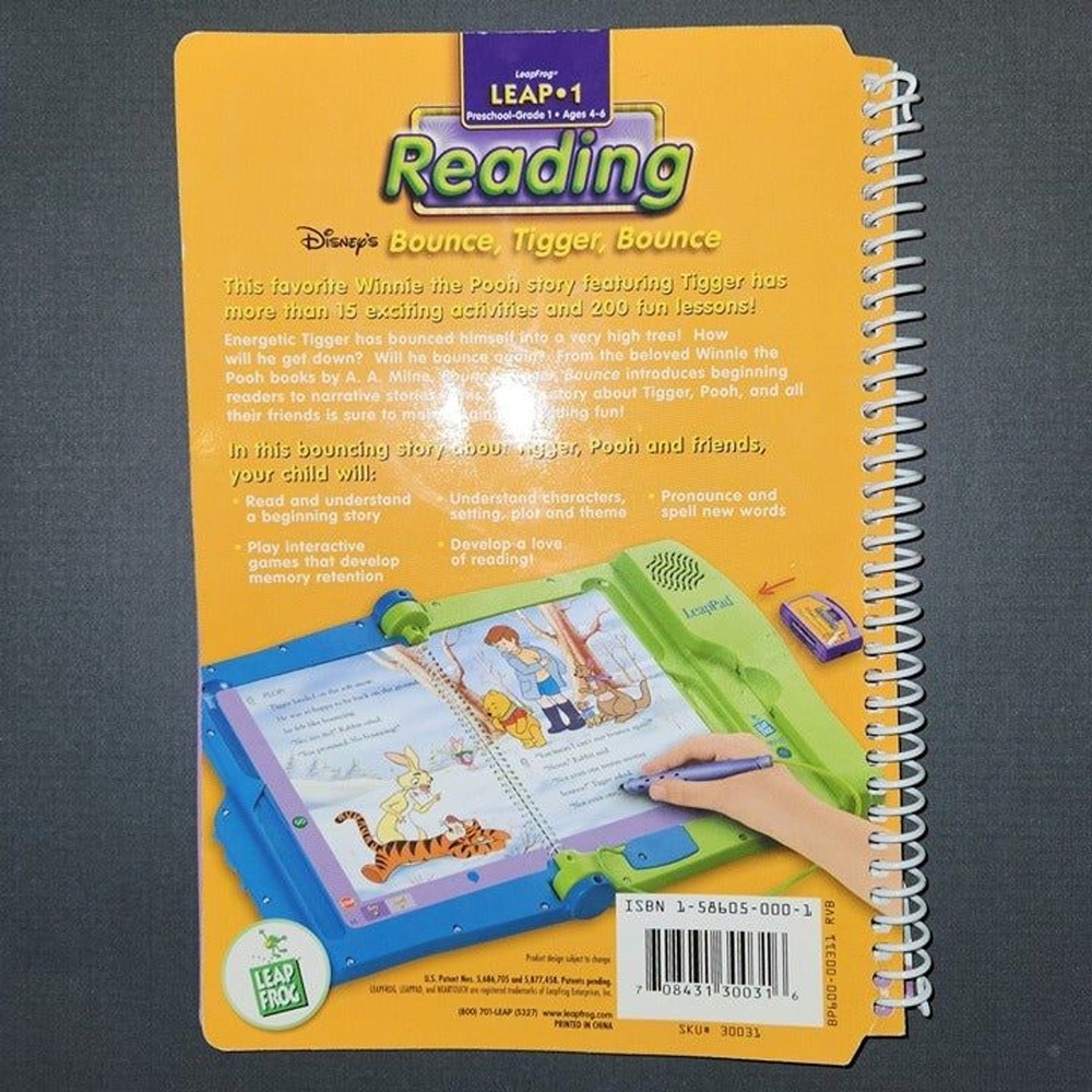 LeapFrog LeapPad Interactive Book & Cartridge*UNTESTED
