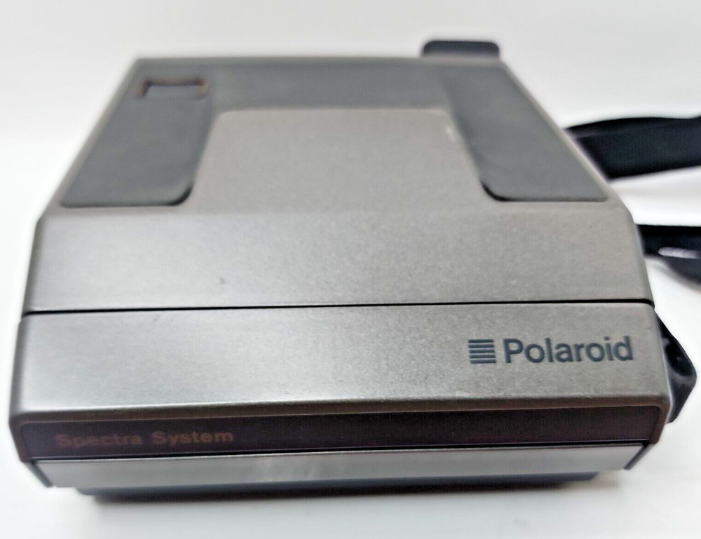 Polaroid Spectrum System Instant Camera Black & Grey with hand strap (T52)