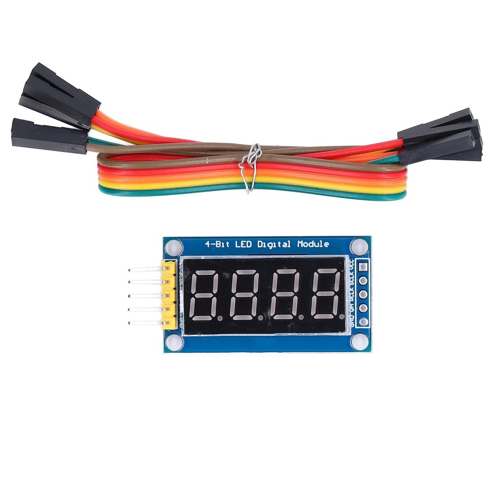 Adjustable 4 Digit LED Digital Tube Module For Electronic Experiments Premium