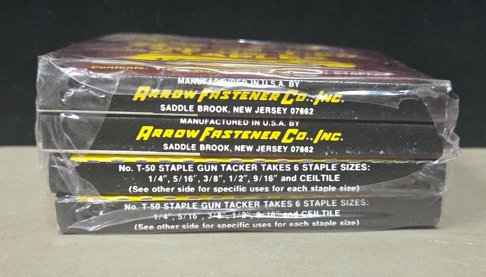 Arrow Staples T-50 5000 count- 1/4" 6mm