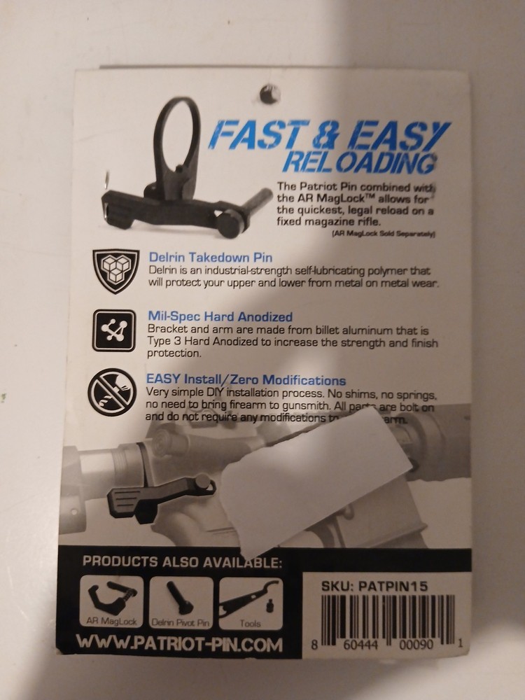 Patriot Pin Rear Pin