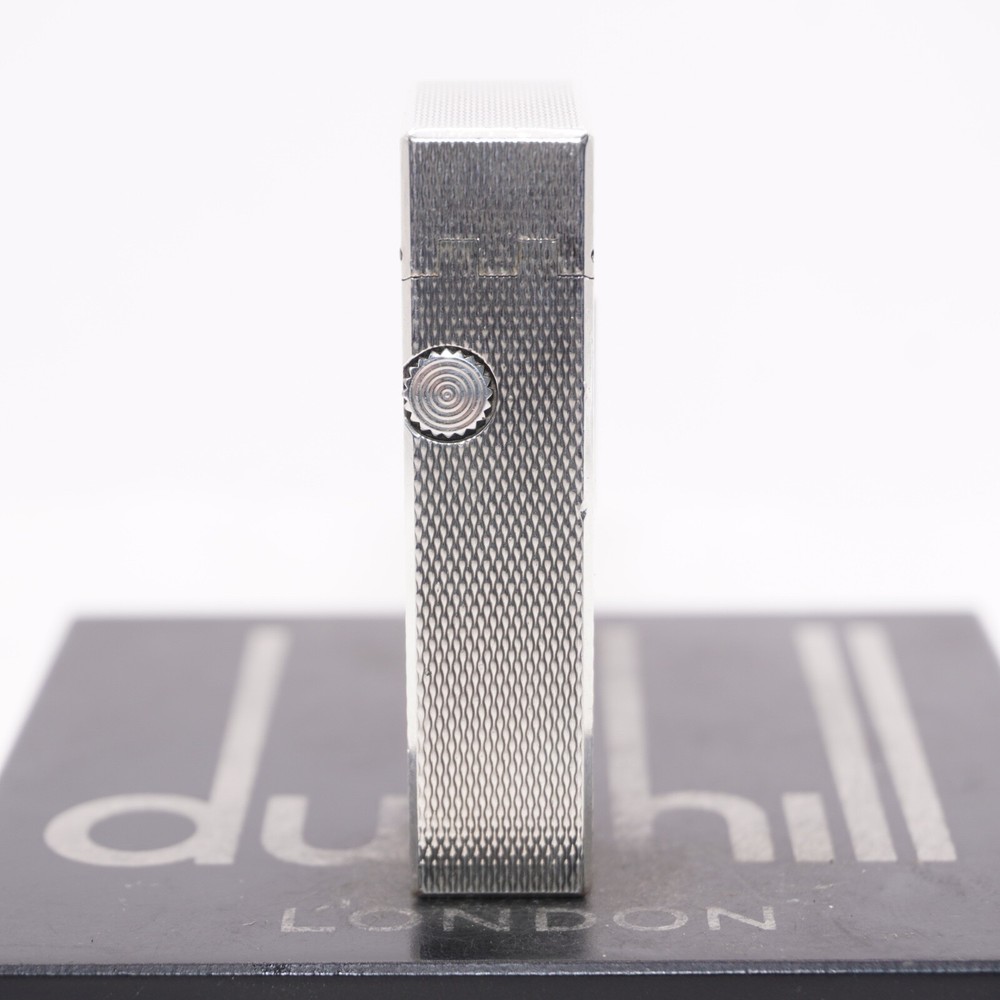 Dunhill Mini Lighter Silver Barry Pattern_Ultrasonically cleaned
