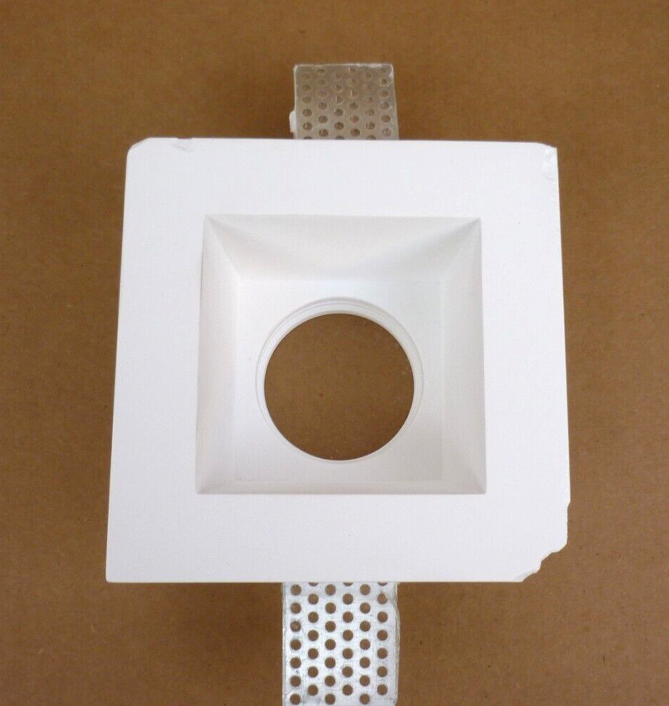KingLed Recessed Spotlight In Square Ceramic Plaster