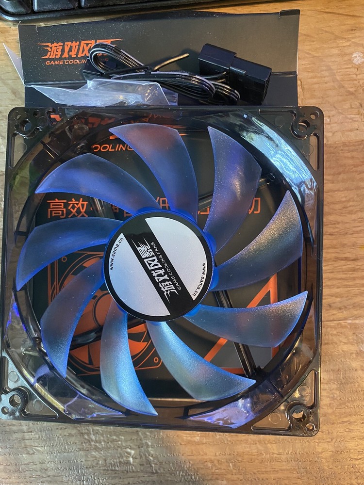120mm case fan, Blue LED.