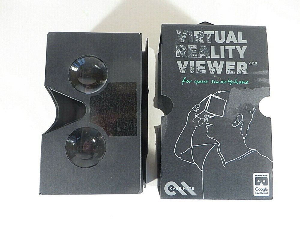 Virtual Reality Viewer Smartphone Black Cardboard