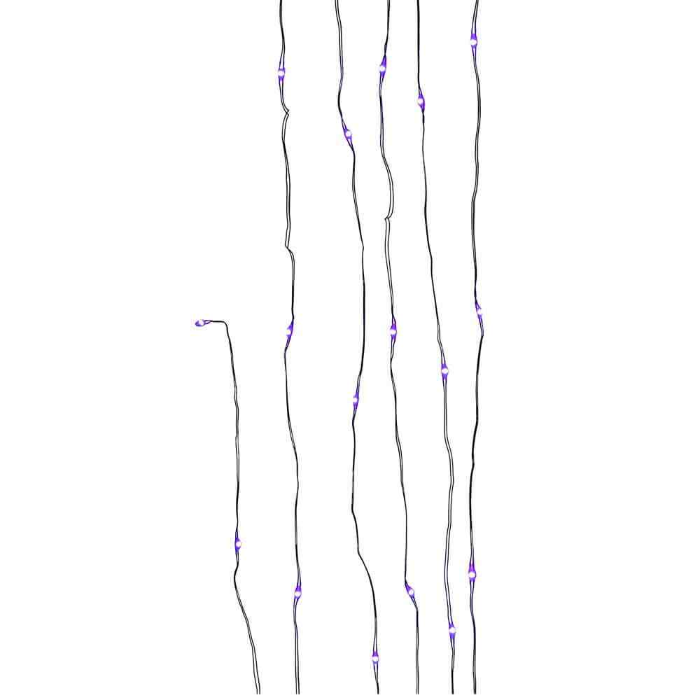 25-Light Purple Fairy LED Light Set