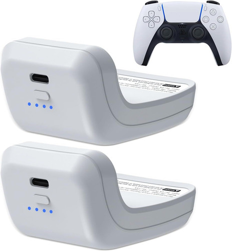 2X 3000mAh PS5 Controller External Battery Pack, Replacement Battery...