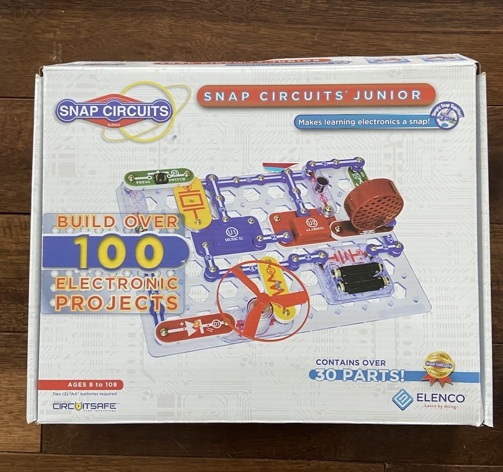ELENCO Snap Circuits Junior 100 Experiments Electronics Discovery Kit