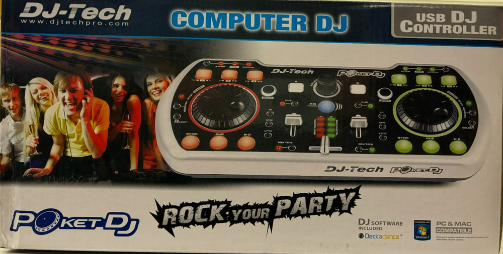 DJ Tech - PoketDJ - USB Powered DJ Software Controller