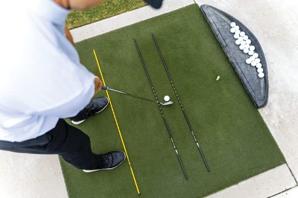 SKLZ Golf Alignment Sticks Training Aid - Improve Stance, Swing, Accuracy (3-Pac