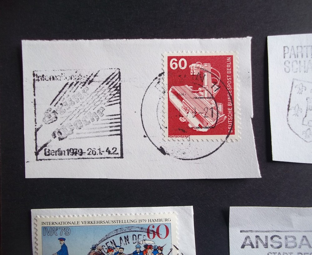 24x 1979 special / commemorative cancels Germany