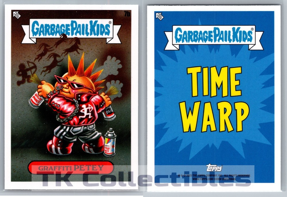 2023 Garbage Pail Kids InterGOOlactic Mayhem Time Warp 20-Card Insert Set
