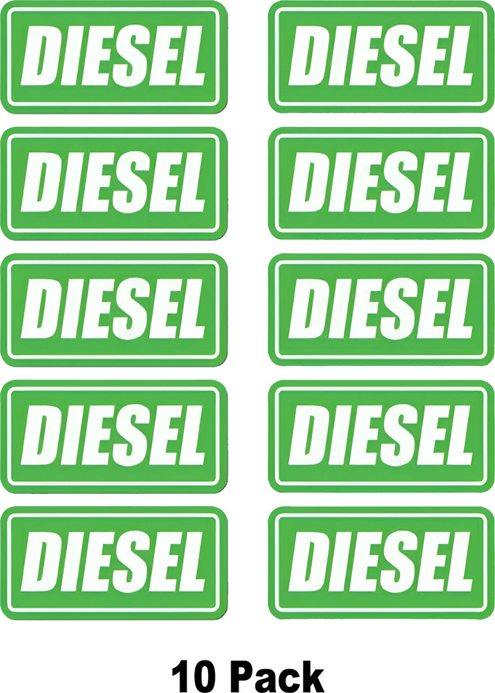10x Diesel sticker Decal