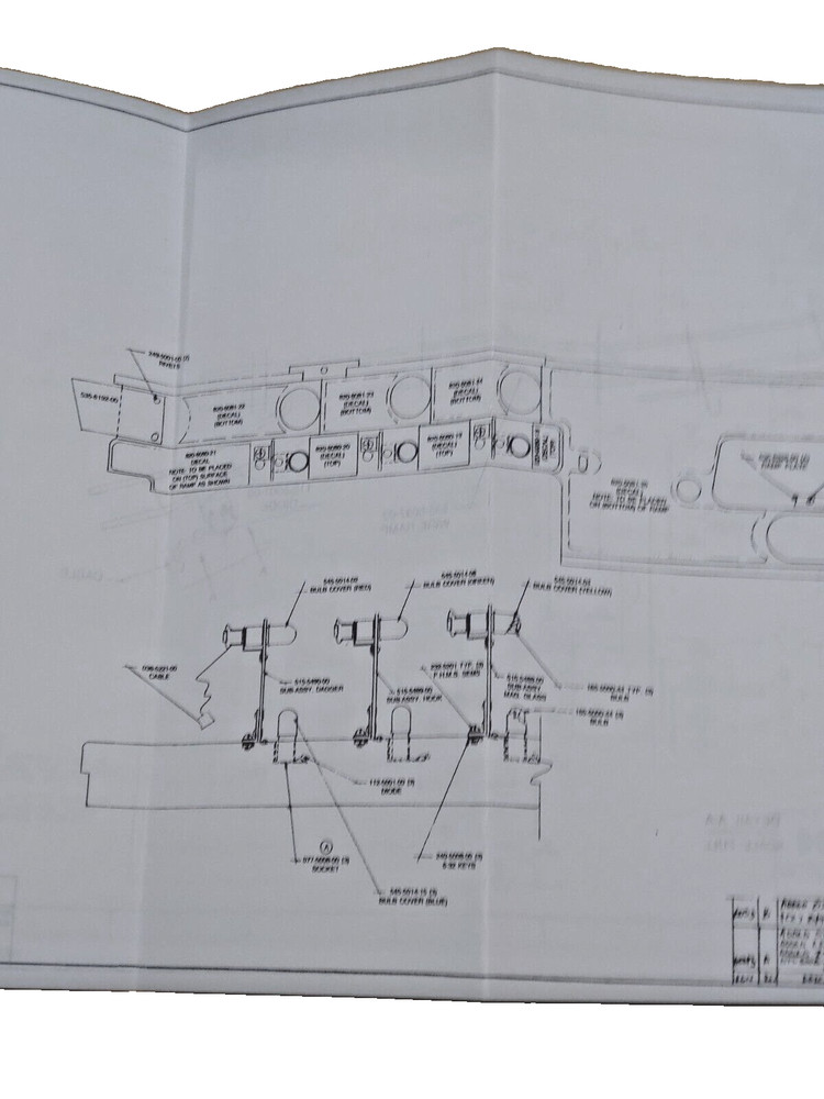 Hook, Data East Pinball Machine manual