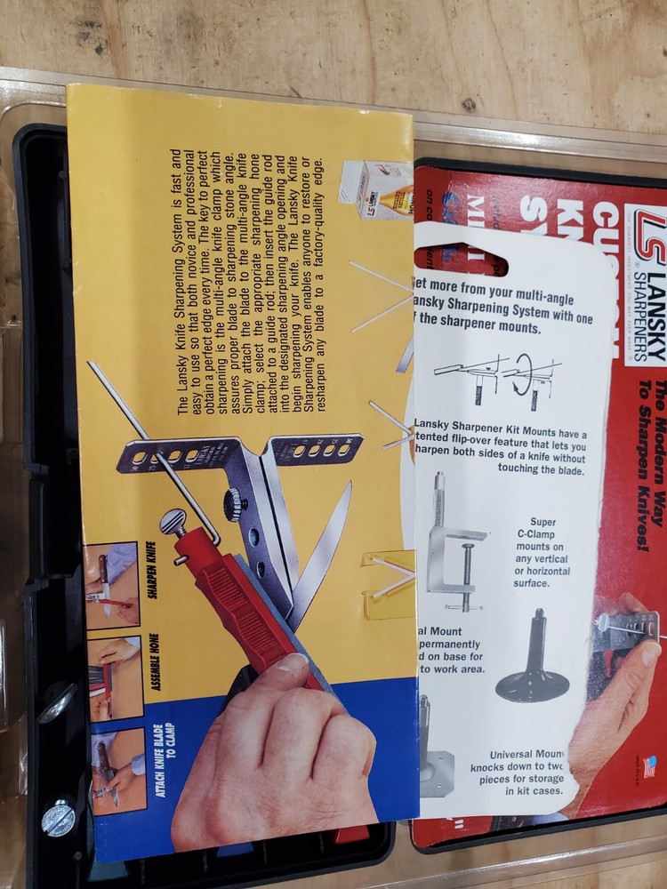 Lansky Custom Knife Sharpening System Excellent Condition