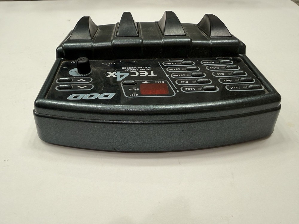 DOD Digitech TEC 4X Guitar Preamp & FX Multi Effects Processor Pedal + PSU