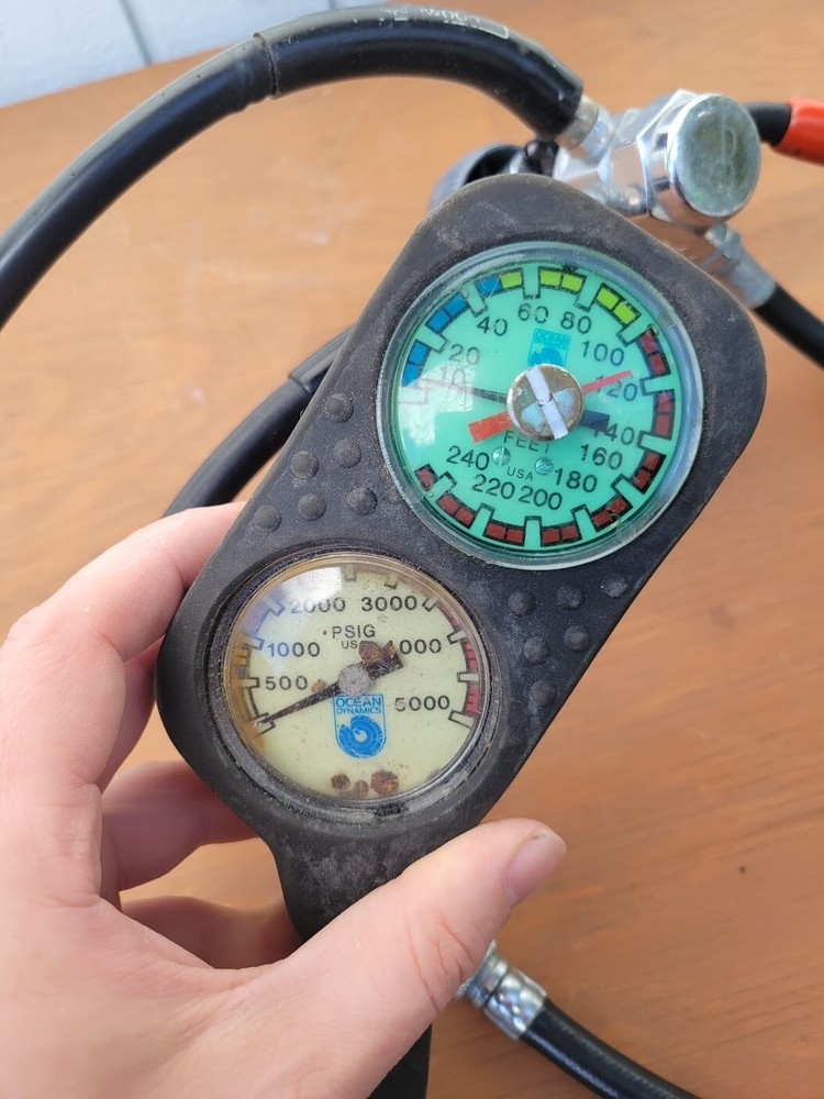 Ocean Dynamics Scuba Diving Regulator with Accessories