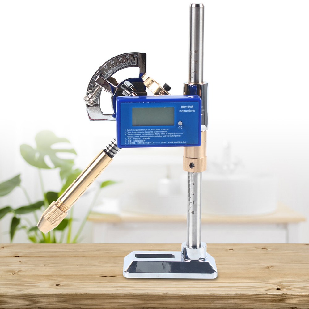 Digital Display Angle Manipulator Gem Faceting Machine Angle Polishing Handle