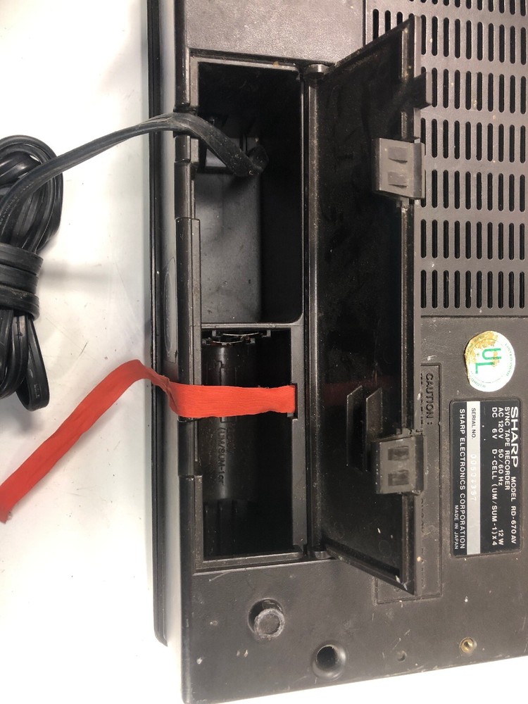 Sharp RD-670AV Educator 2 Slide Projector Sync Recorder As Is Parts