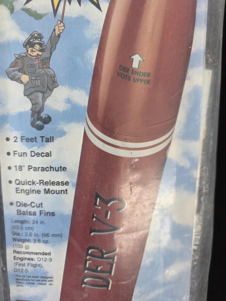Vintage Estes Model Rocket V-3 #1970