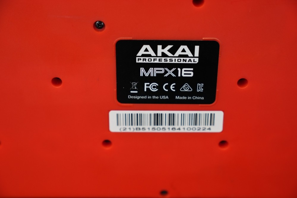Akai MPX16 Drum Sampler Trigger Recorder Player Tested Working