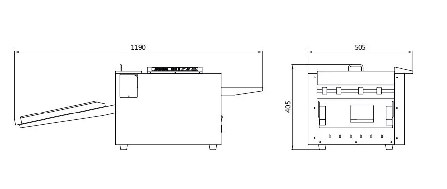New Auto Feeding 330mm 13" Digital Paper Creasing Scoring Machine Perforating