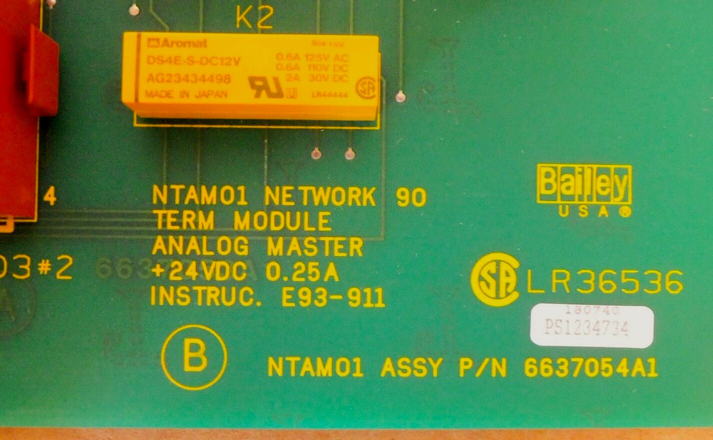 NEW ABB BAILEY NTAM01 | NETWORK 90 TERM. MODULE ANALOG MASTER PCB 6637054A1