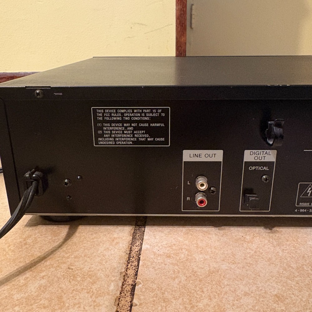 SONY CDP-C445 CD Player 5-Disc Changer