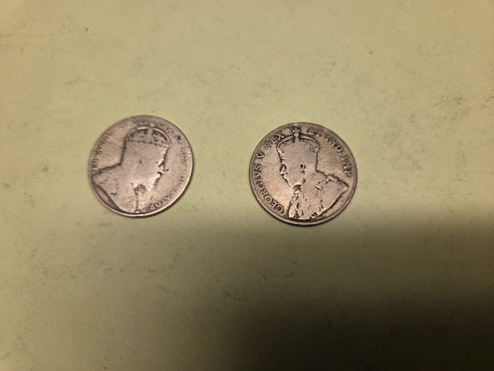 1907 & 1911 Canada 50 Cents