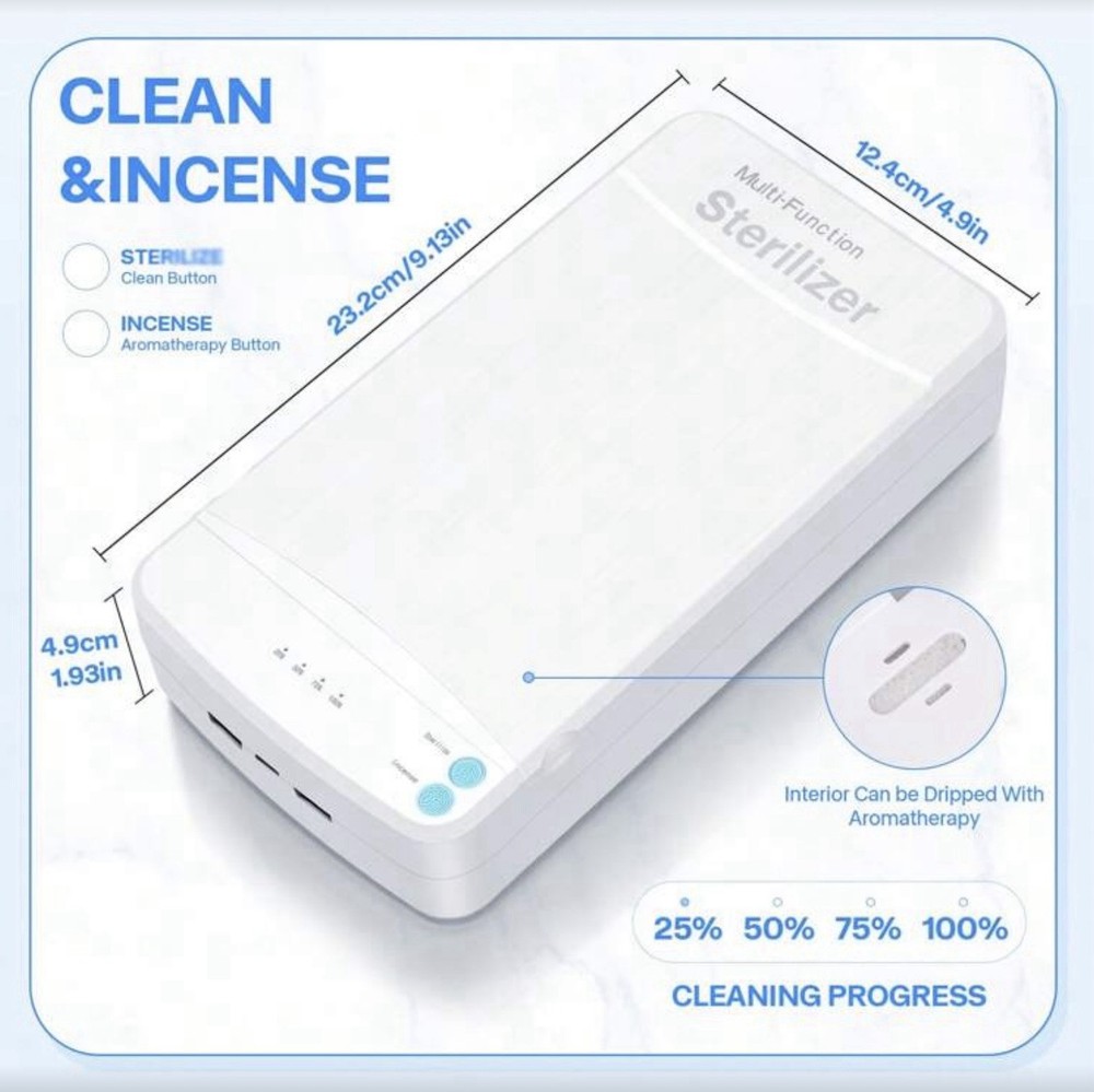 UV Disinfection Sterilization White Box Multi-function 360 Celsius Temperature