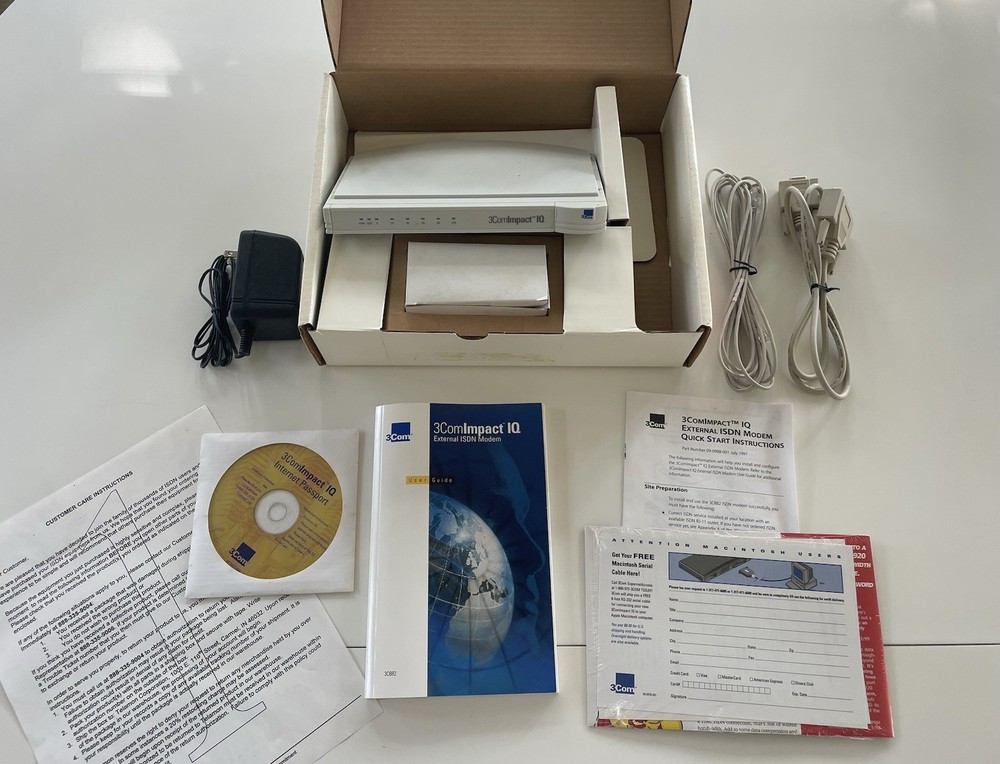 3Com Impact IQ External ISDN Modem