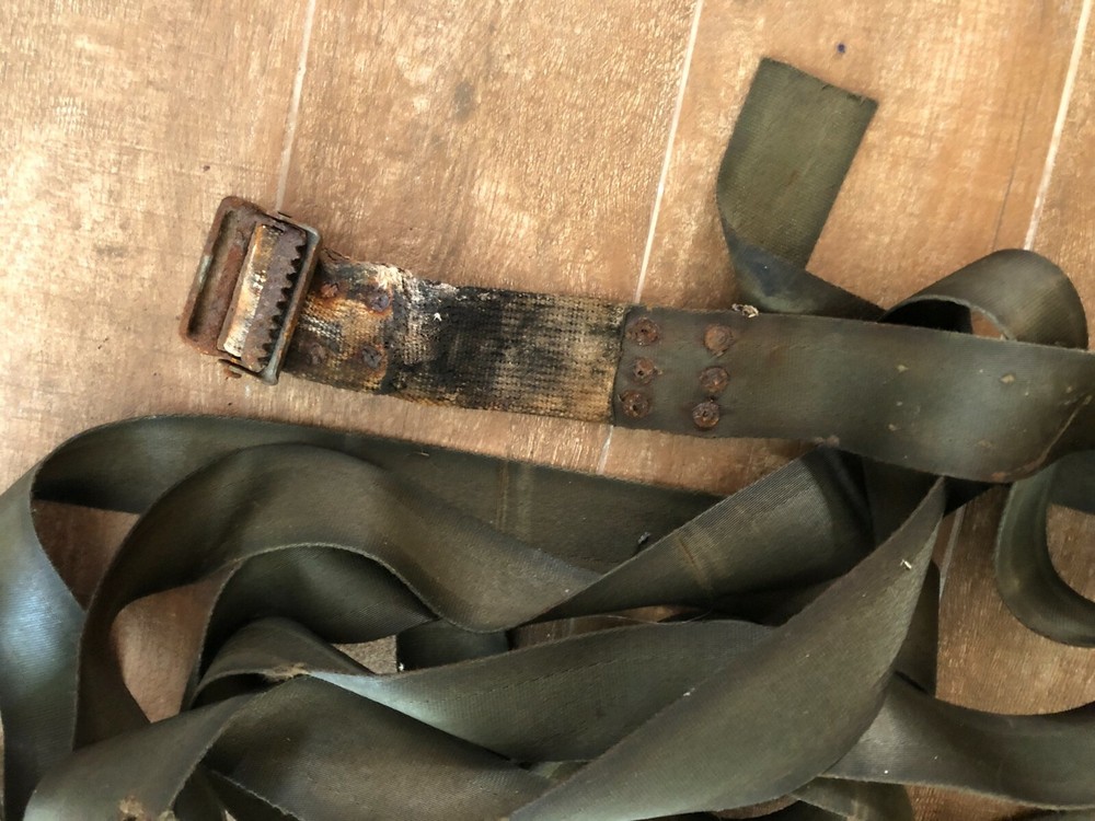 Omni Metal Winch vintage tools 4322 hook pulling cable green pupler rigging