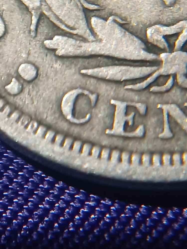 NICE 1912-D LIBERTY "V" NICKEL - VF ~Reverse LAMINATION ERROR~