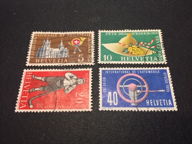 Switzerland 351-354 used