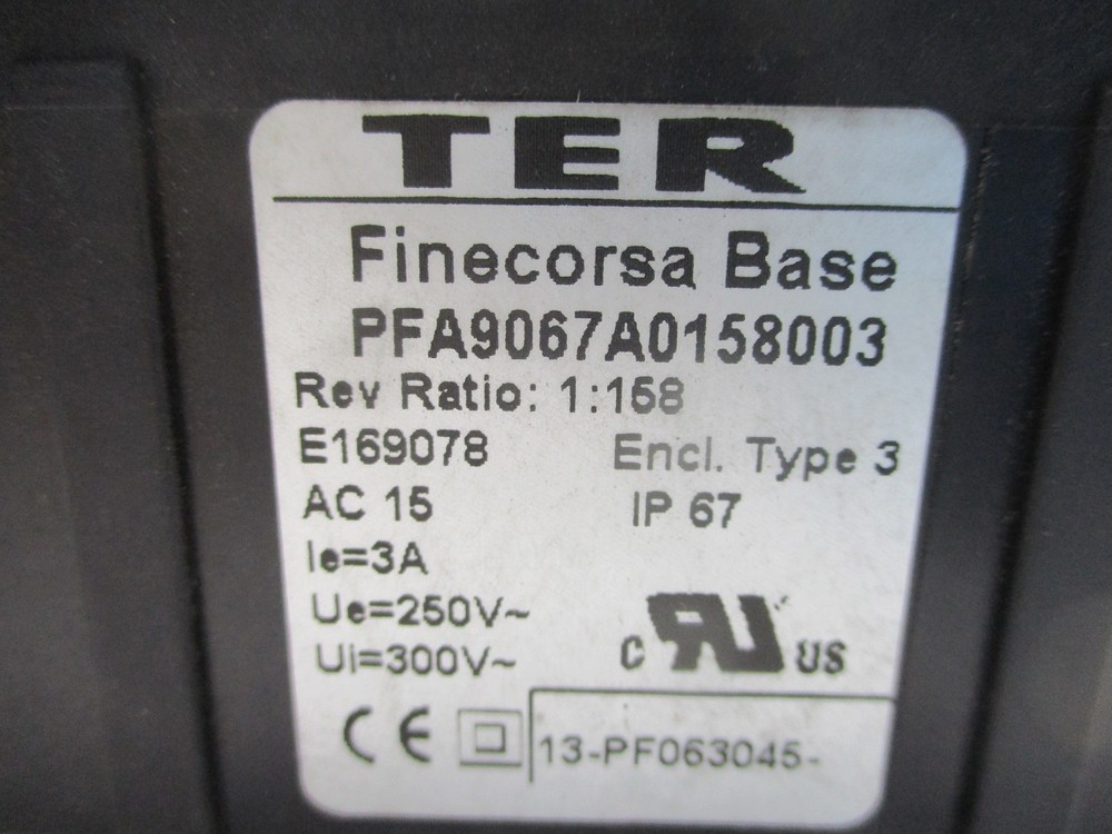 TER PFA9067A0158003 SWITCH NSNP