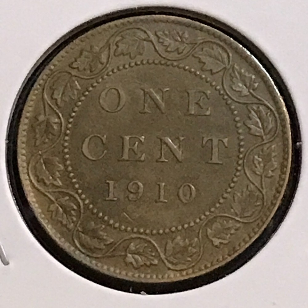 Canada Large Cent KM 8 Prem AU/Unc 1910