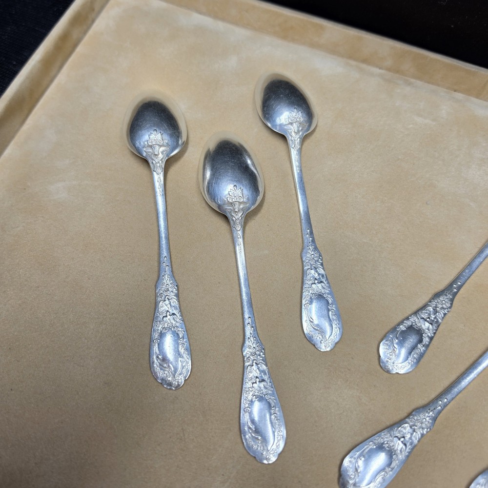 Small Henri Soufflot Spoons in Solid Silver