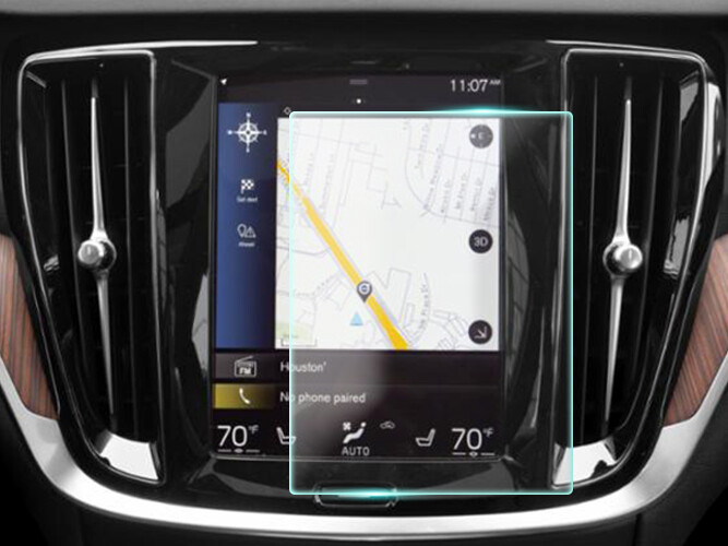 Crystal Clear Screen Protector for 2019 Volvo S60 Vehicle Navigation