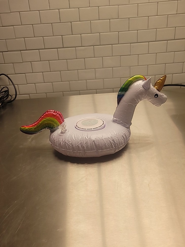 Pool Float Bluetooth Speaker Unicorn /New