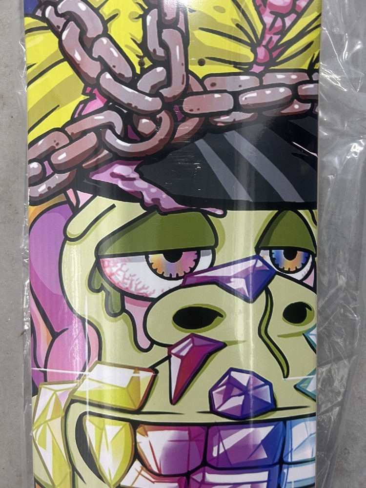 Diamond Bored Ape Biker Mutant Skate Deck